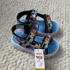Kids Sandals - Black and Blue
